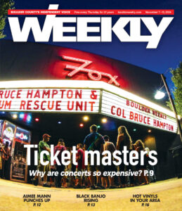 Boulder Weekly Cover