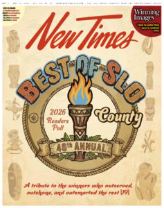 New Times San Luis Obispo Cover