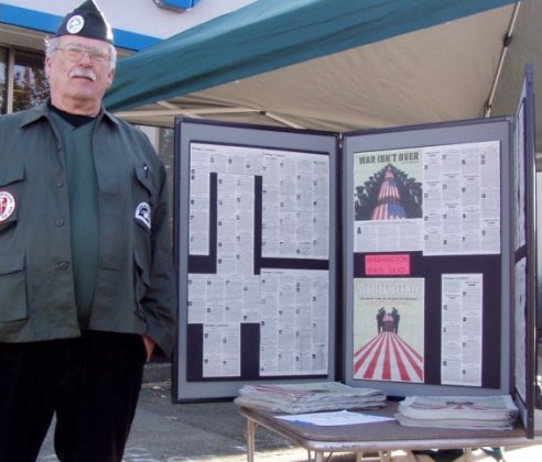 Read more about the article Seattle Weekly’s War Obituaries Issue Displayed at Veteran’s Day Parade