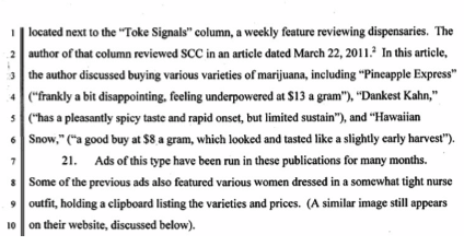 Read more about the article DEA Quotes Seattle Weekly Marijuana Review in Search Warrant