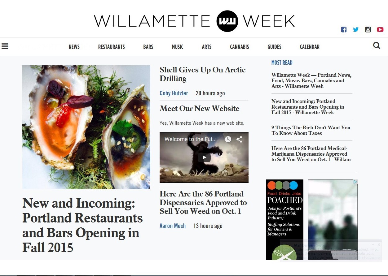 Read more about the article Willamette Week Partners with Washington Post on New Website