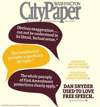 Read more about the article Dan Snyder Drops Lawsuit Against Washington City Paper